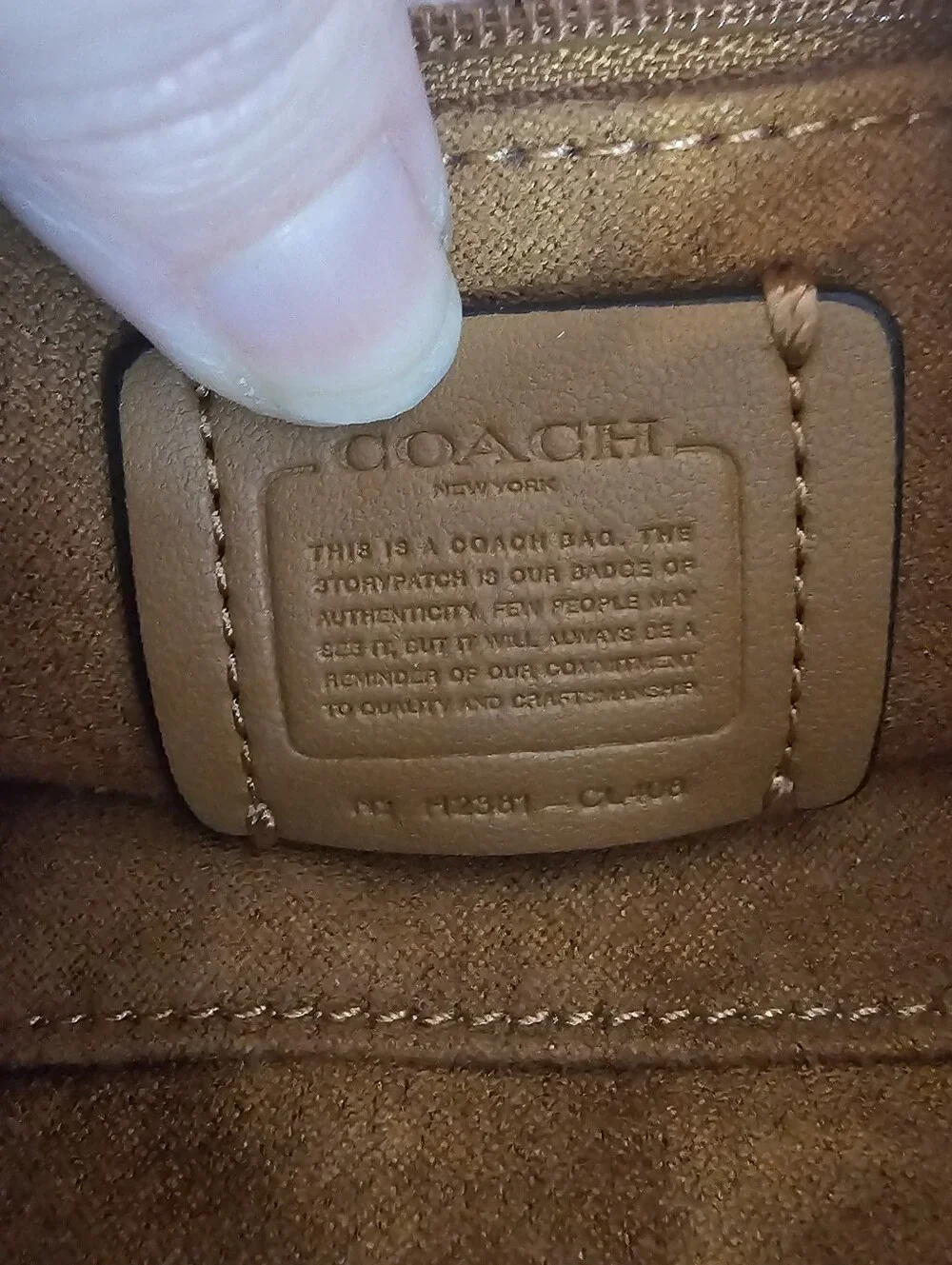Coach style number